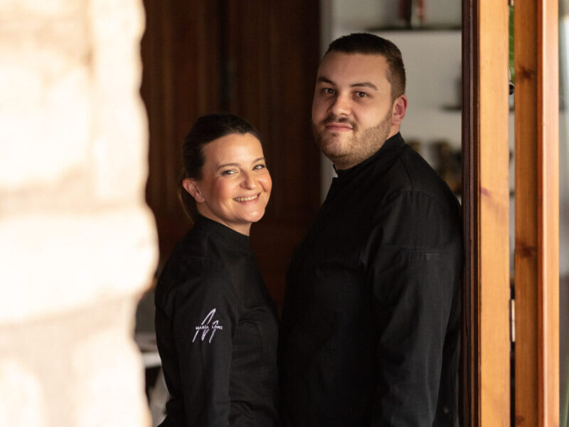 Axel Guilbert y María López